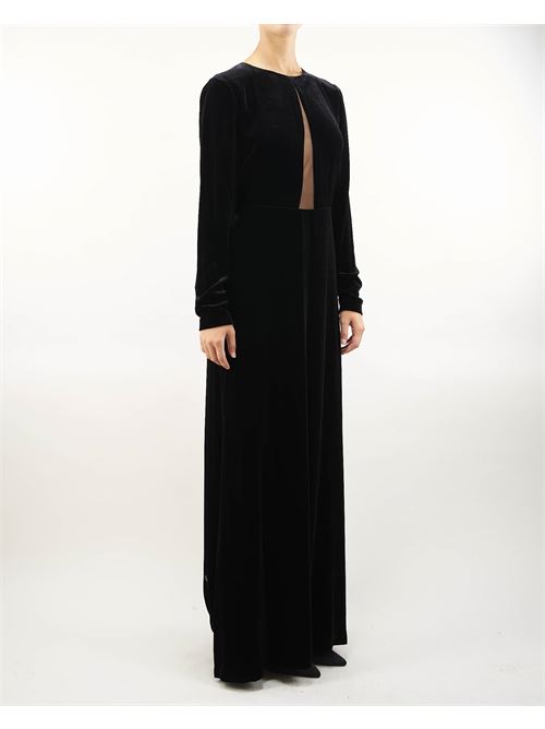 Long dress in shaved velvet Max Mara Studio MAX MARA STUDIO | abito | BAIA3